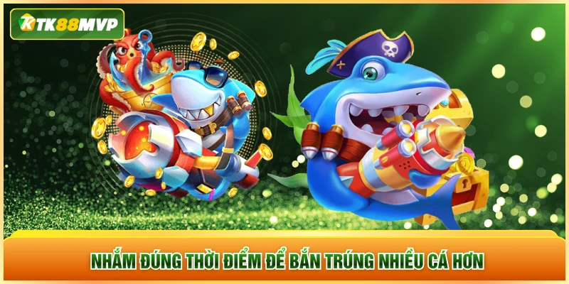 Nhắm đúng thời điểm để bắn trúng nhiều cá hơn