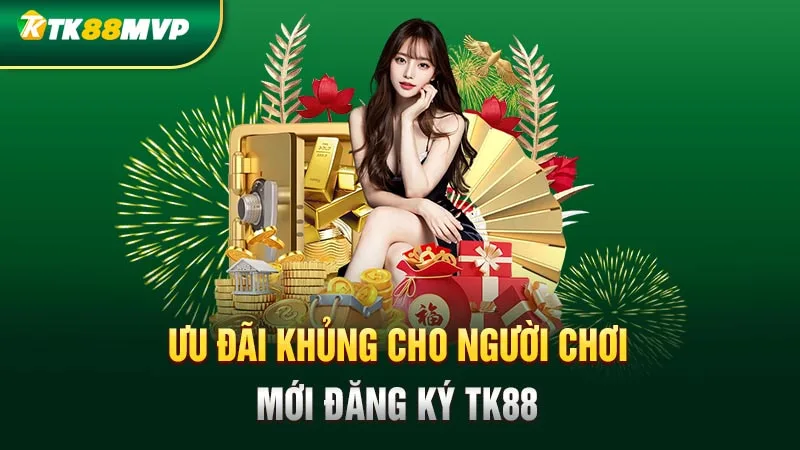 Ưu đãi khủng cho người chơi mới đăng ký Tk88 Ưu đãi khủng cho người chơi mới đăng ký Tk88