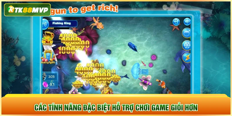 Các tính năng đặc biệt hỗ trợ chơi game giỏi hơn