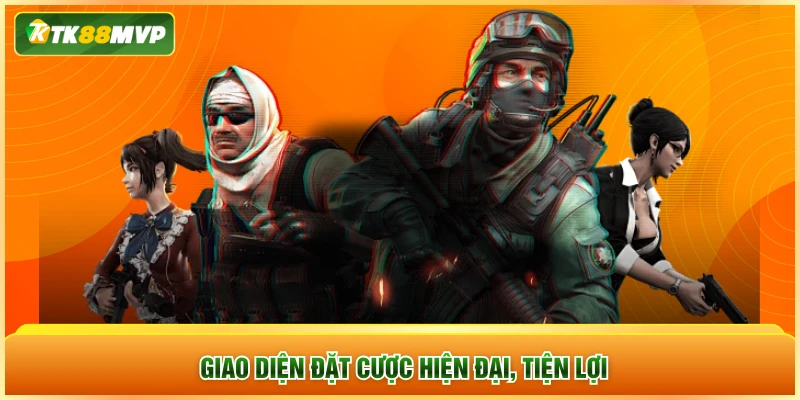 Giao diện đặt cược hiện đại, tiện lợi Giao diện đặt cược hiện đại, tiện lợi