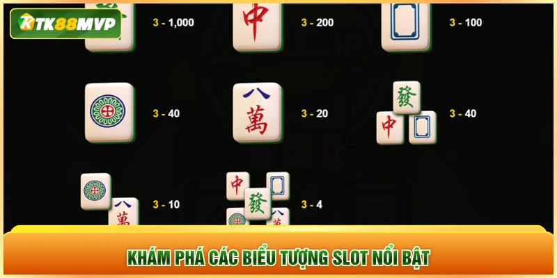 Khám phá các biểu tượng slot nổi bật