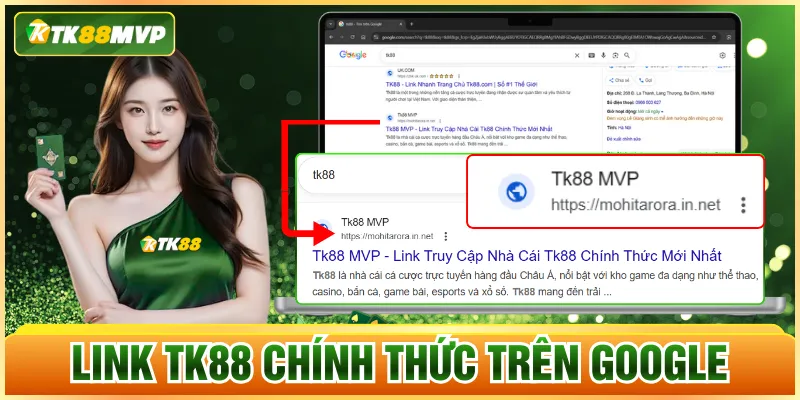 Tên miền Tk88 MVP trên PC