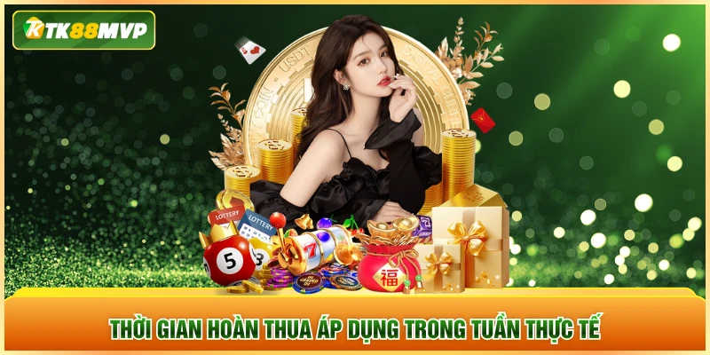 Thời gian hoàn thua áp dụng trong tuần thực tế