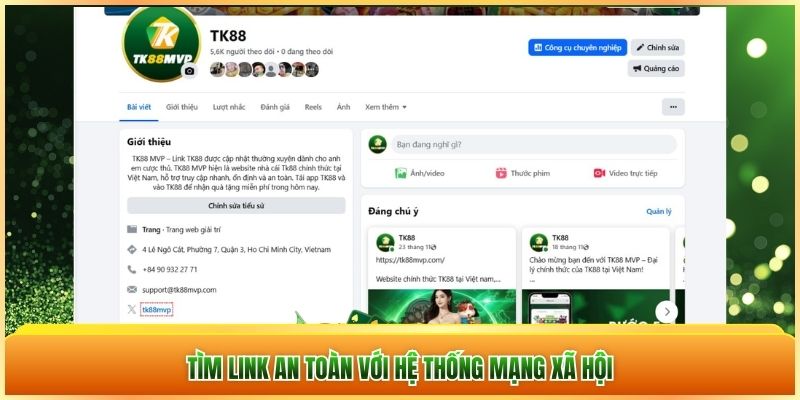 Tìm link an toàn với hệ thống mạng xã hội