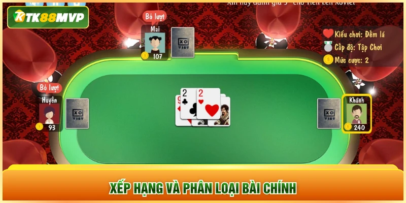 Xếp hạng và phân loại bài chính