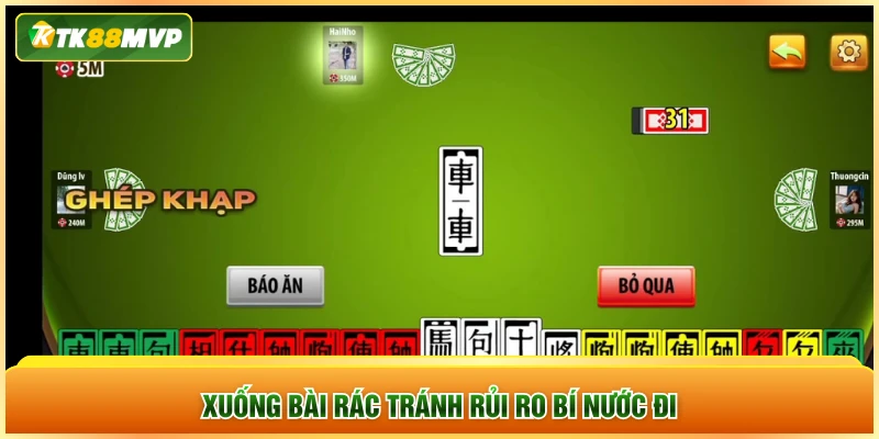 Xuống bài rác tránh rủi ro bí nước đi