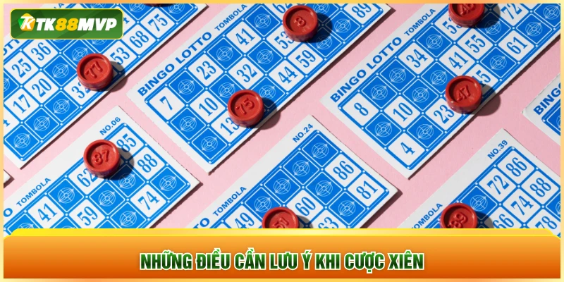 Những điều cần lưu ý khi cược xiên